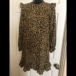 Leopard print dress